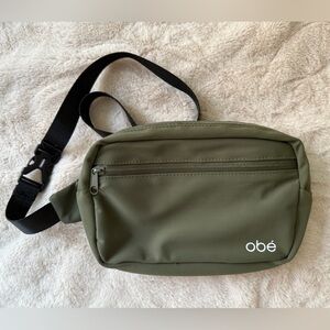 {NOT FOR SALE} Obé Fitness Fanny Pack Belt Bag Olive Green Hunter Green